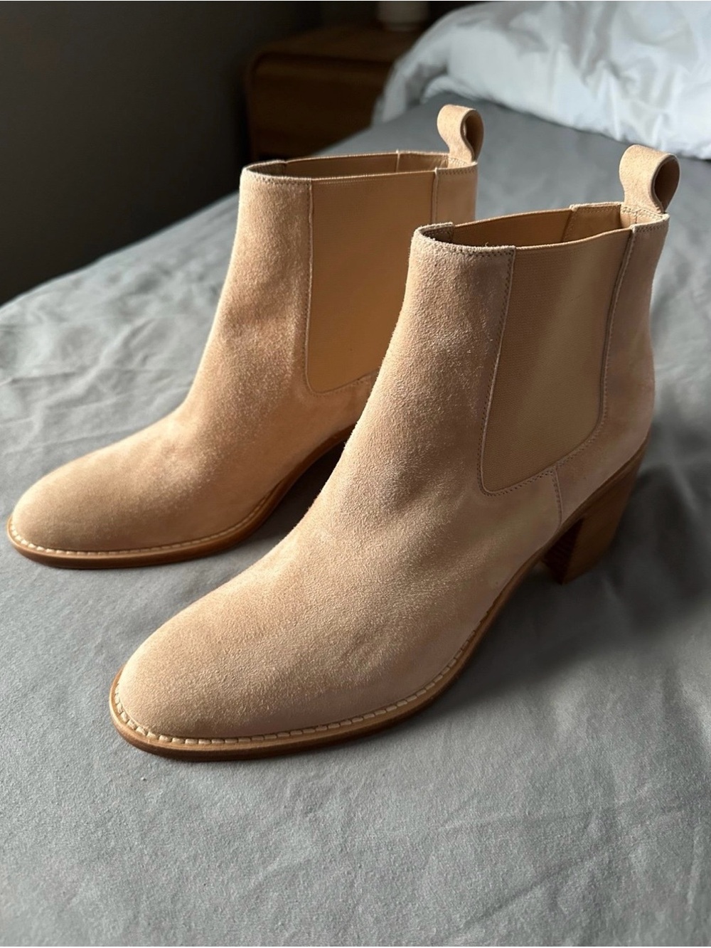 Jenni Kayne Tan Frankie Chelsea Boots Size 41 US 10